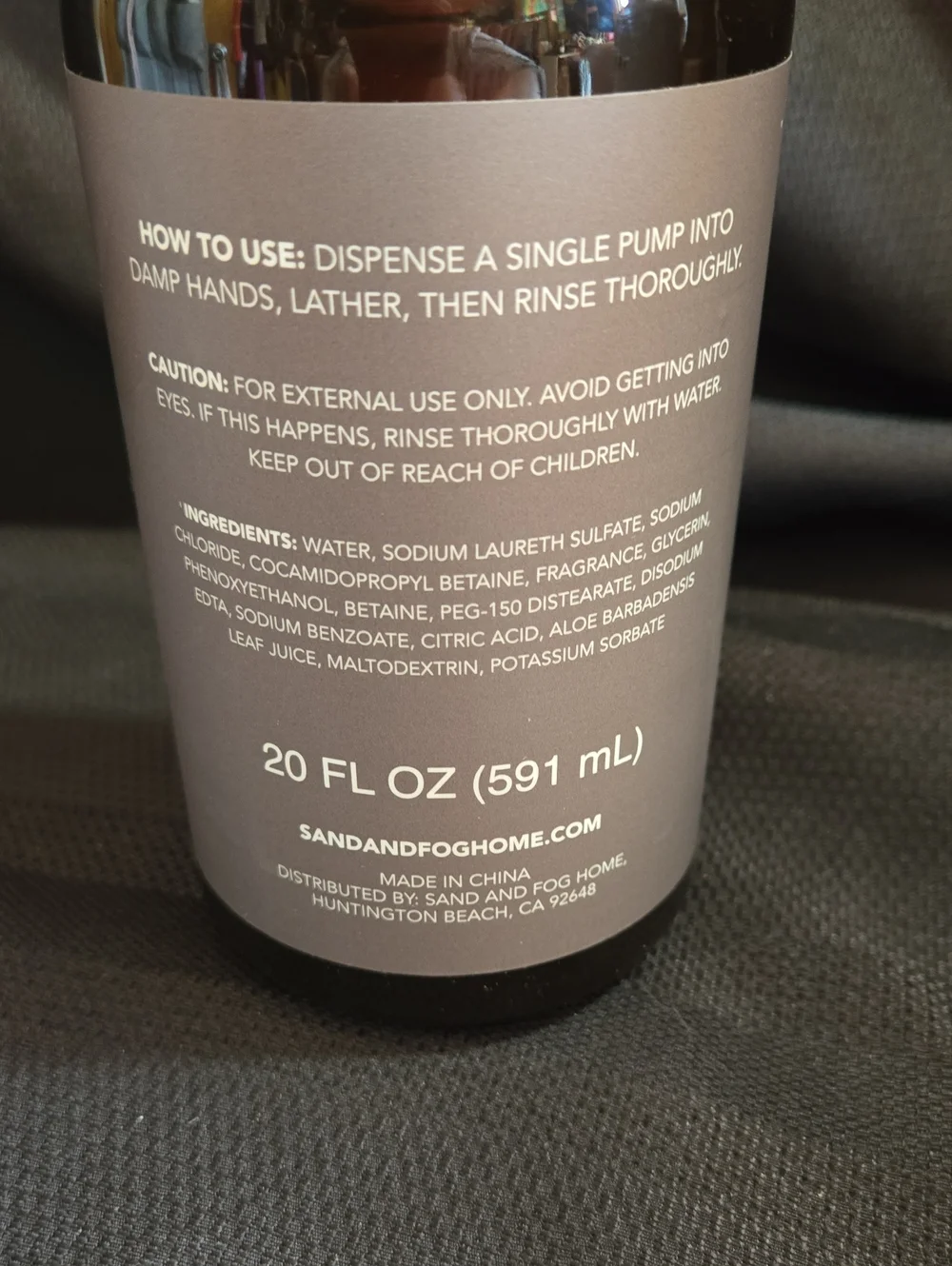 Sand + Fog Sweet Almond Hand Soap – New